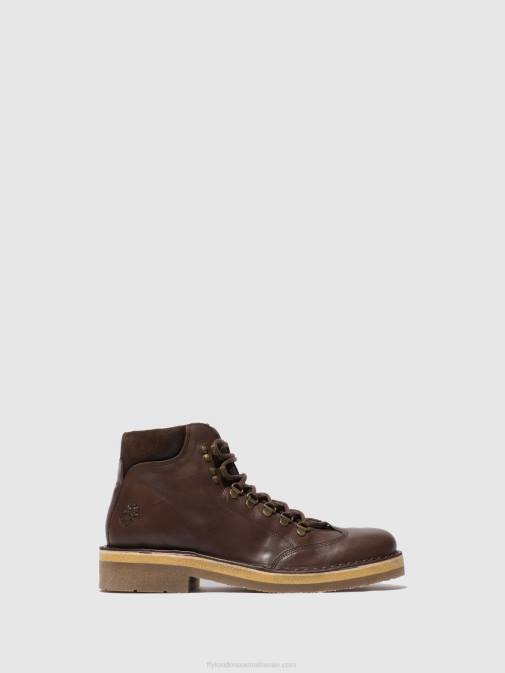 ECO/OILSUEDE (VEGETAL) MOCCA XX0D806 Lace-up Ankle Boots REUS075 Fly London Men