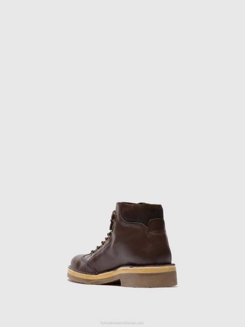 ECO/OILSUEDE (VEGETAL) MOCCA XX0D806 Lace-up Ankle Boots REUS075 Fly London Men