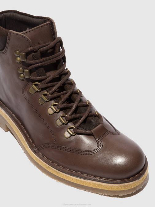 ECO/OILSUEDE (VEGETAL) MOCCA XX0D806 Lace-up Ankle Boots REUS075 Fly London Men