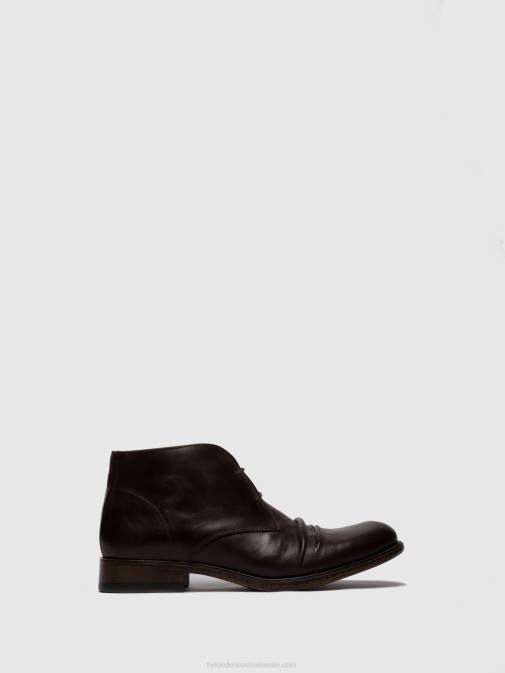 ECO(VEGETAL) MOCCA XX0D814 Lace-up Ankle Boots MURO577 Fly London Men
