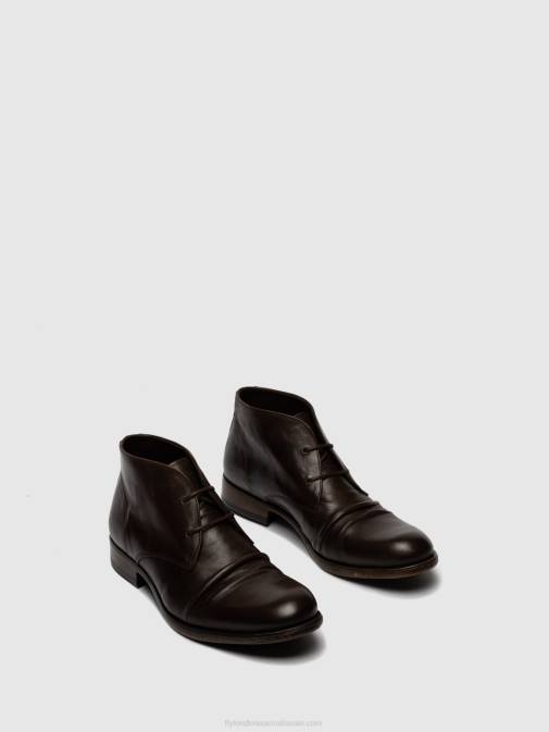 ECO(VEGETAL) MOCCA XX0D814 Lace-up Ankle Boots MURO577 Fly London Men