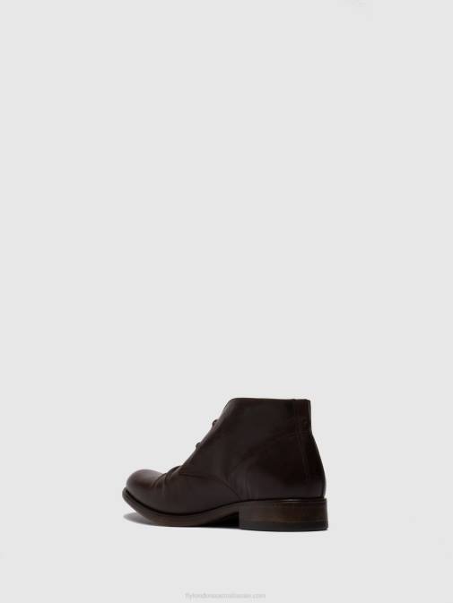 ECO(VEGETAL) MOCCA XX0D814 Lace-up Ankle Boots MURO577 Fly London Men