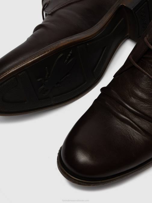 ECO(VEGETAL) MOCCA XX0D814 Lace-up Ankle Boots MURO577 Fly London Men