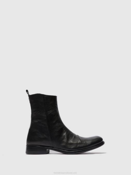 ESTIGMA (VEGETAL) BLACK XX0D804 Chelsea Ankle Boots MELV797 Fly London Men