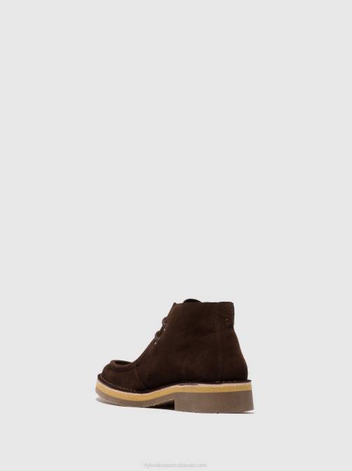 OILSUEDE (VEGETAL) MOCCA XX0D810 Lace-up Ankle Boots RODO076 Fly London Men