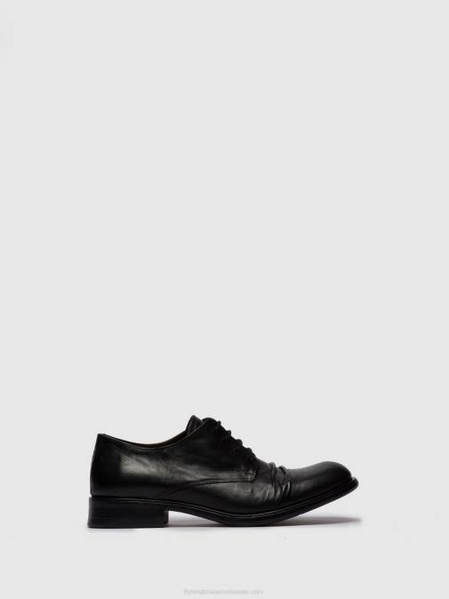 ESTIGMA BLACK XX0D833 Lace-up Shoes MASK576 Fly London Men