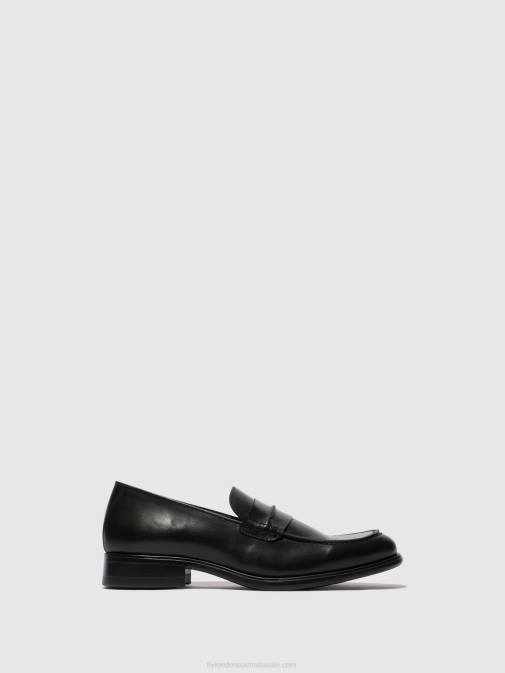BLACK XX0D816 Loafers Shoes MEBO956 Fly London Men