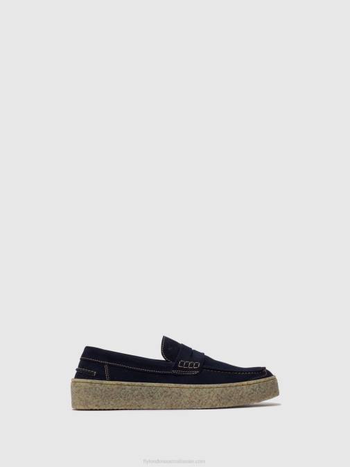 NAVY XX0D828 Slip-on Shoes ROEL517 Fly London Men