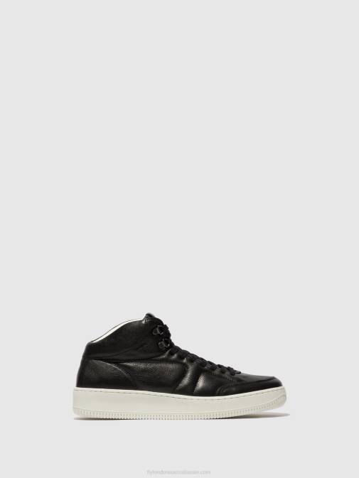 BLACK XX0D835 Lace-up Trainers BEAP543 Fly London Men