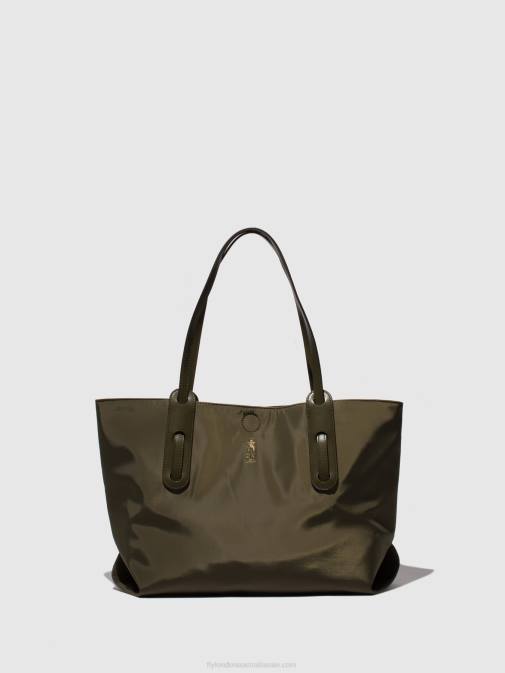 GREEN XX0D790 Tote Bags DOZI738 Fly London Women