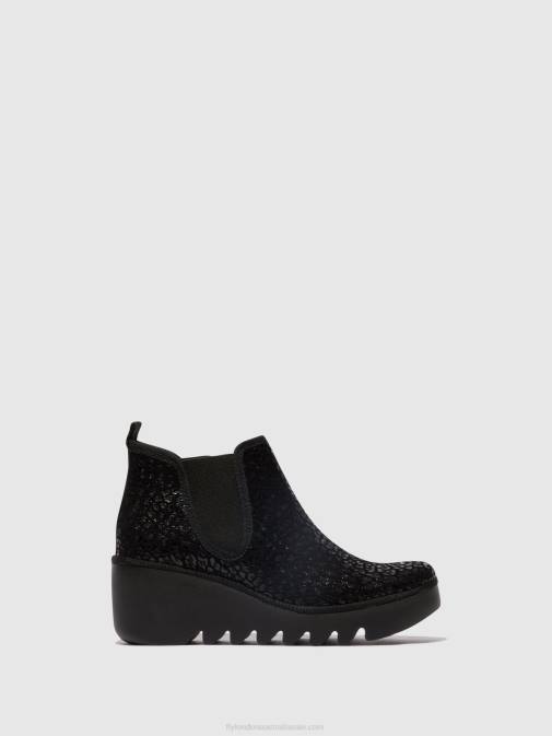 ANTHRACITE SPOTS XX0D149 Chelsea Ankle Boots BYNE349 Fly London Women