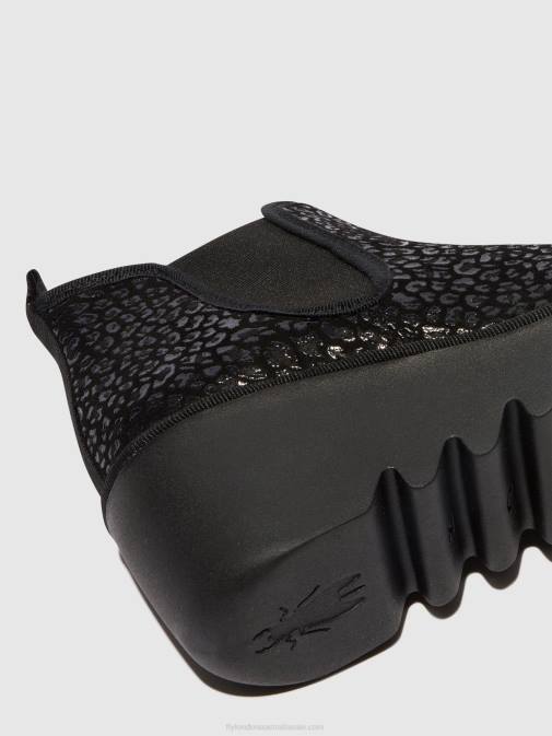 ANTHRACITE SPOTS XX0D149 Chelsea Ankle Boots BYNE349 Fly London Women