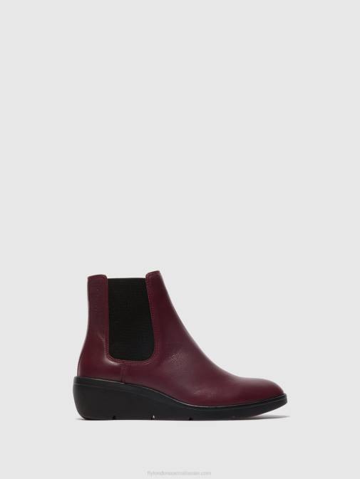 BORDEAUX XX0D131 Chelsea Ankle Boots NOLA549 Fly London Women