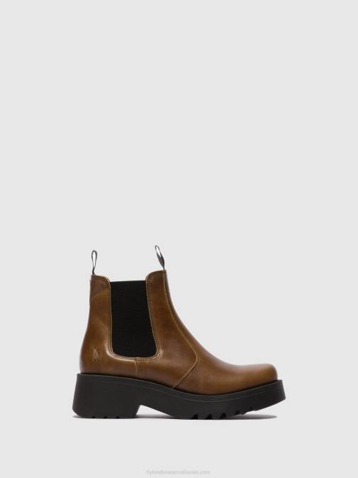 CAMEL XX0D135 Chelsea Ankle Boots MEDI789 Fly London Women