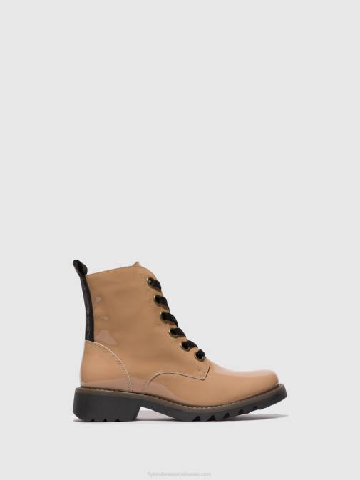 CAPUCCINO (BLACK SOLE) XX0D95 Lace-up Ankle Boots RAGI539 Fly London Women