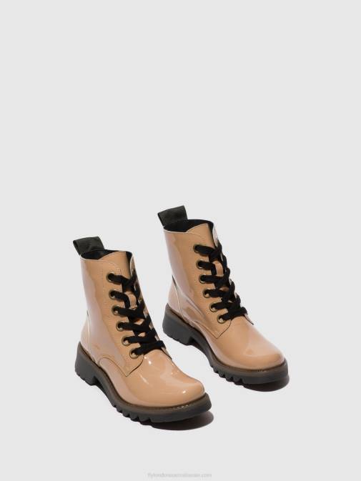 CAPUCCINO (BLACK SOLE) XX0D95 Lace-up Ankle Boots RAGI539 Fly London Women