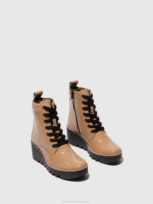 CAPUCCINO XX0D109 Lace-up Ankle Boots BIAZ329 Fly London Women