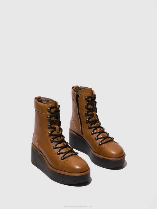 CUOIO XX0D103 Lace-up Ankle Boots HAND247 Fly London Women