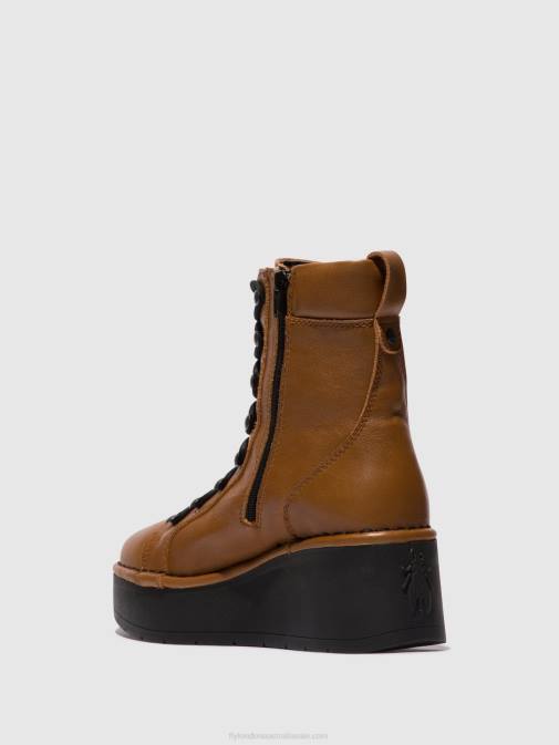 CUOIO XX0D103 Lace-up Ankle Boots HAND247 Fly London Women