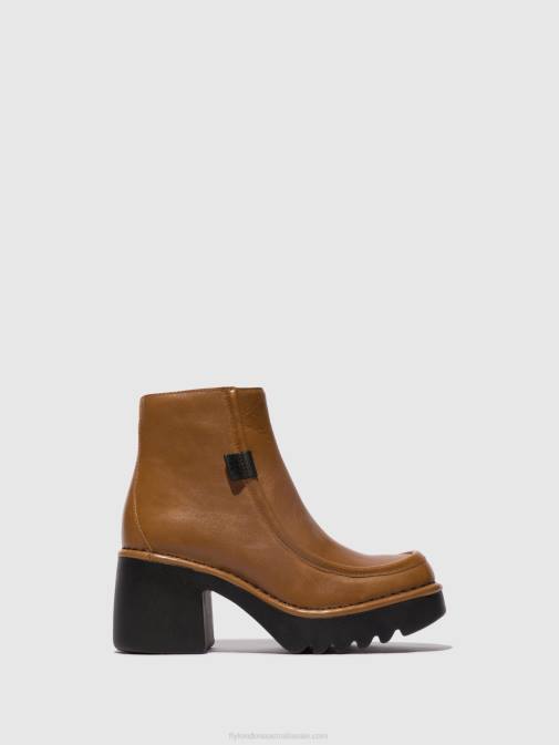 CUOIO XX0D54 Zip Up Ankle Boots MITE249 Fly London Women