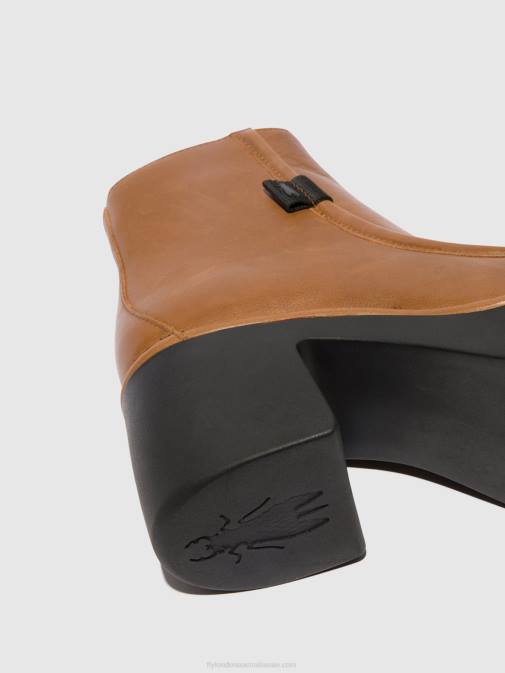 CUOIO XX0D54 Zip Up Ankle Boots MITE249 Fly London Women