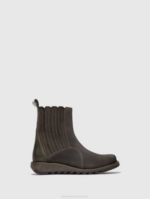 DIESEL XX0D40 Zip Up Ankle Boots SUZY899 Fly London Women