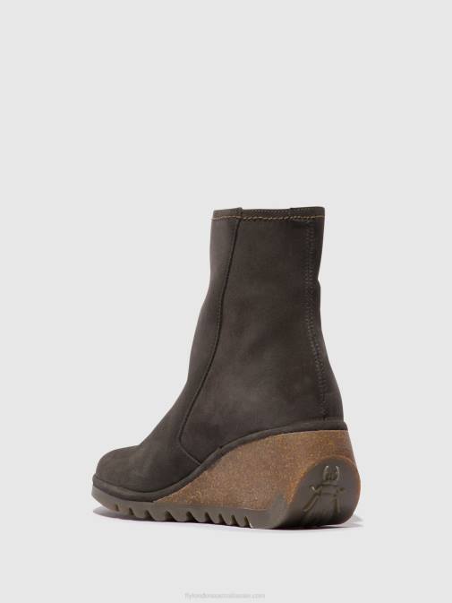 DIESEL XX0D50 Zip Up Ankle Boots NELA407 Fly London Women