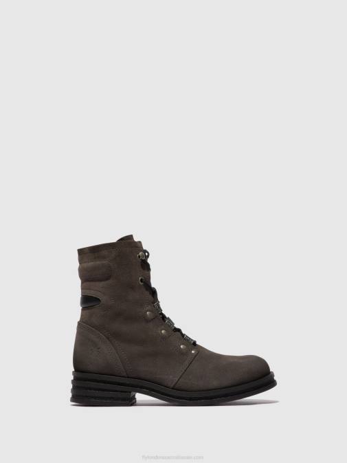DIESEL XX0D99 Lace-up Ankle Boots KNOT792 Fly London Women
