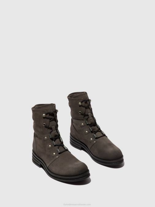 DIESEL XX0D99 Lace-up Ankle Boots KNOT792 Fly London Women