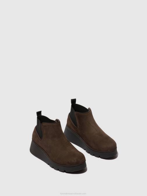 DK. TAUPE XX0D112 Elasticated Ankle Boots PADA403 Fly London Women