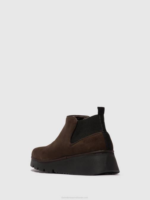 DK. TAUPE XX0D112 Elasticated Ankle Boots PADA403 Fly London Women