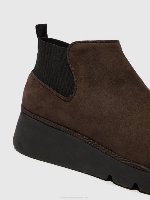 DK. TAUPE XX0D112 Elasticated Ankle Boots PADA403 Fly London Women