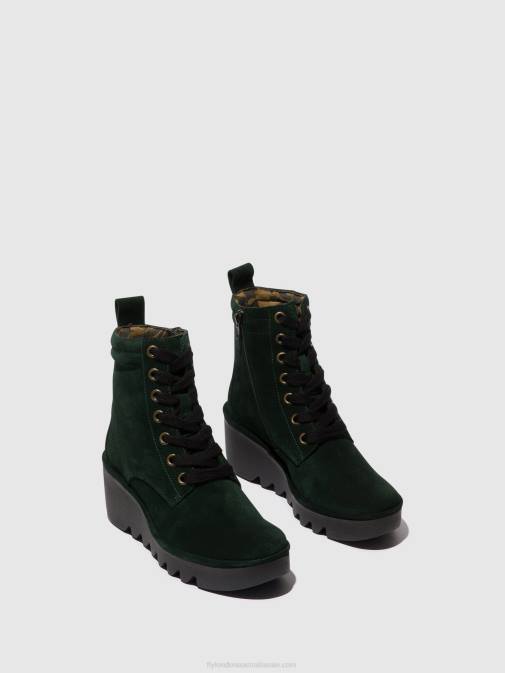 GREEN FOREST XX0D105 Lace-up Ankle Boots BIAZ329 Fly London Women