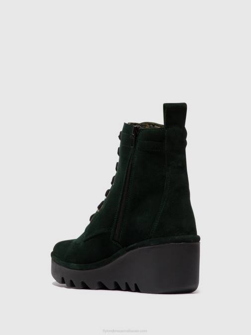GREEN FOREST XX0D105 Lace-up Ankle Boots BIAZ329 Fly London Women