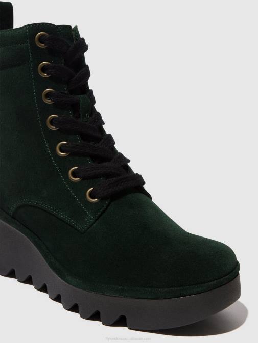 GREEN FOREST XX0D105 Lace-up Ankle Boots BIAZ329 Fly London Women