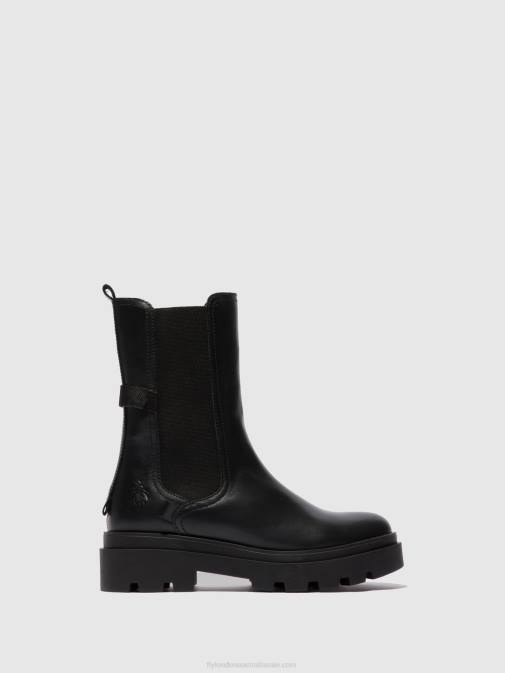 NAPPA BLACK XX0D334 Chelsea Boots JUDY819 Fly London Women