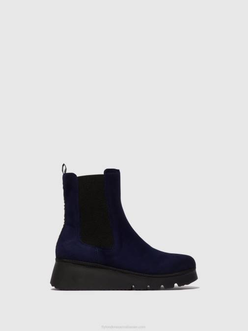 NAVY XX0D127 Chelsea Ankle Boots PATY405 Fly London Women