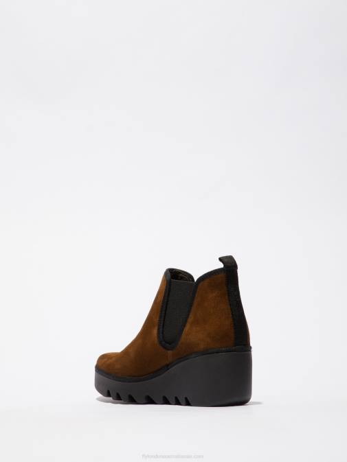 OILSUEDE CAMEL XX0D229 Chelsea Ankle Boots BYNE349 Fly London Women