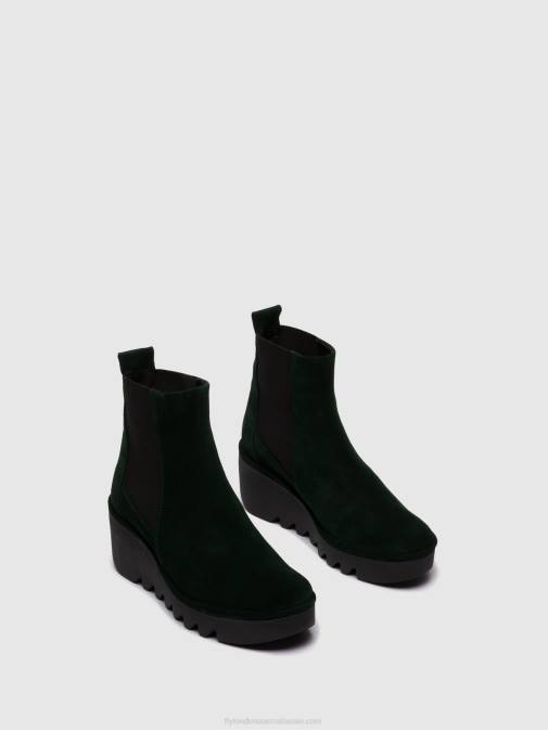 OILSUEDE GREEN FOREST XX0D257 Chelsea Ankle Boots BAGU233 Fly London Women