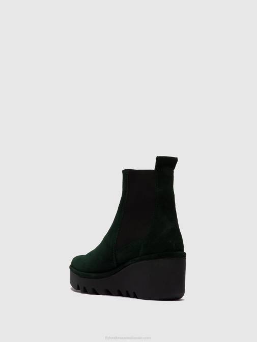 OILSUEDE GREEN FOREST XX0D257 Chelsea Ankle Boots BAGU233 Fly London Women