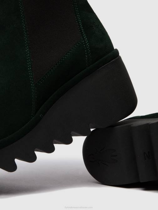 OILSUEDE GREEN FOREST XX0D257 Chelsea Ankle Boots BAGU233 Fly London Women
