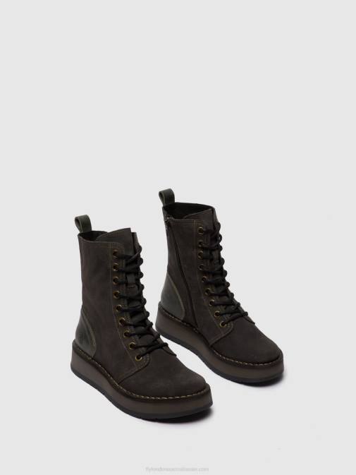 OILSUEDE/RUG DIESEL XX0D247 Lace-up Ankle Boots RAMI043 Fly London Women