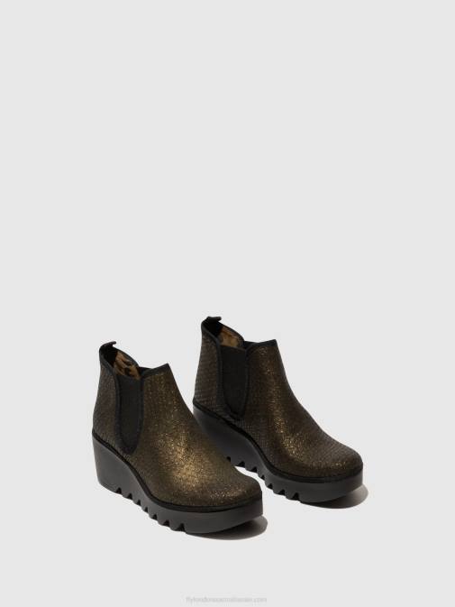 OLIVE SPIKES XX0D25 Chelsea Ankle Boots BYNE349 Fly London Women