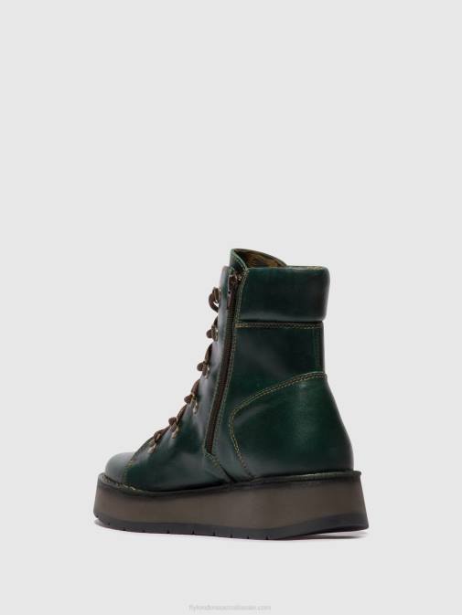 PETROL XX0D89 Lace-up Ankle Boots ROXY094 Fly London Women