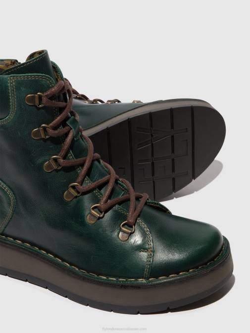 PETROL XX0D89 Lace-up Ankle Boots ROXY094 Fly London Women