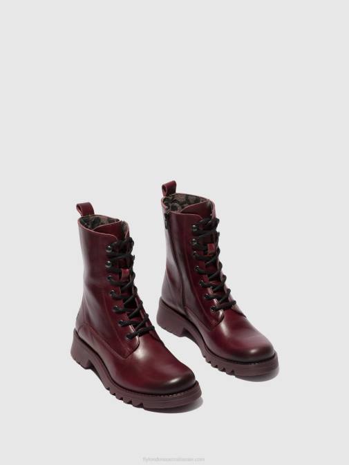 PURPLE (PURPLE SOLE) XX0D93 Lace-up Ankle Boots REID893 Fly London Women