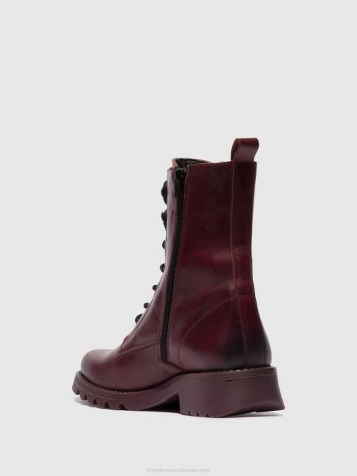 PURPLE (PURPLE SOLE) XX0D93 Lace-up Ankle Boots REID893 Fly London Women