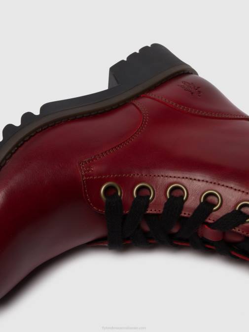RED XX0D284 Lace-up Ankle Boots RAGI539 Fly London Women