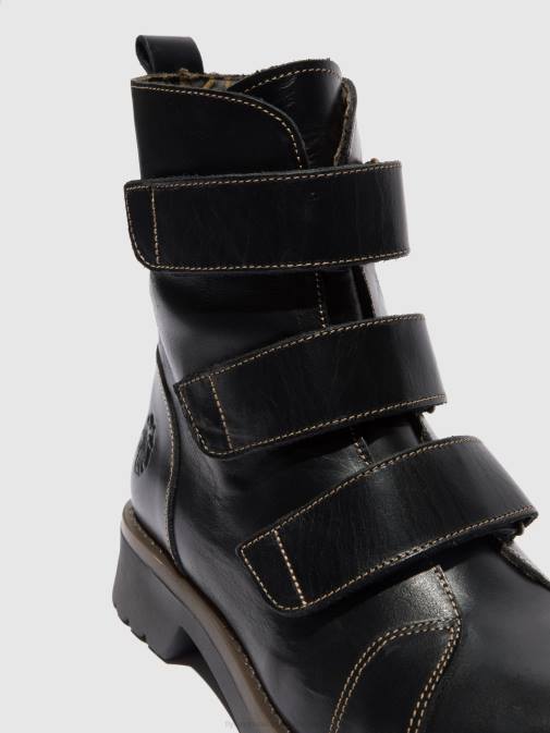 RUG BLACK XX0D190 Velcro Ankle Boots RACH790 Fly London Women
