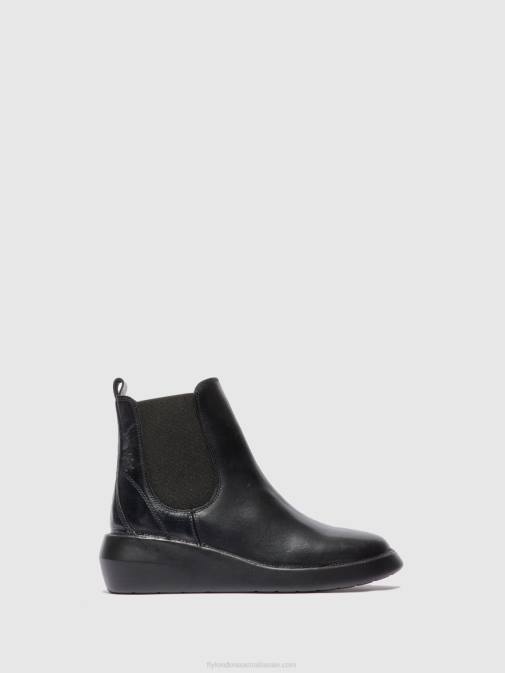 RUG BLACK XX0D232 Chelsea Ankle Boots BETY502 Fly London Women